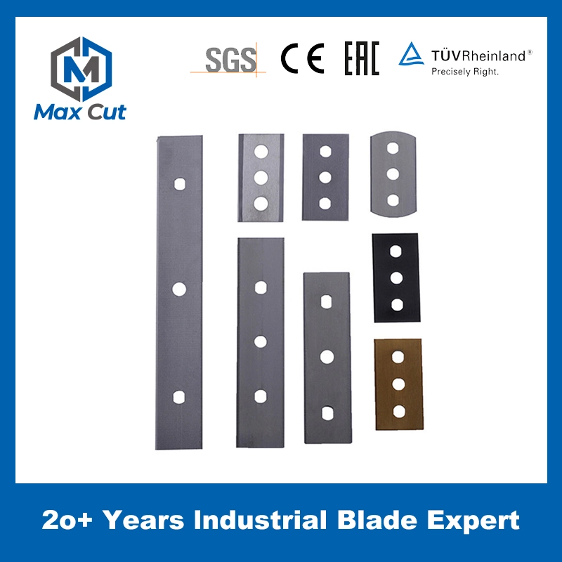 43*22*0.5mm Carbide Tungsten Steel Three Hole Paper Aluminum Foil Film Slitting Blade