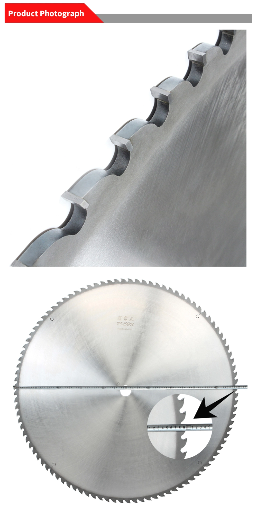 Pilihu Big Size 24inch Tct Circular Carbide Tip Saw Blade for Wood Cutting