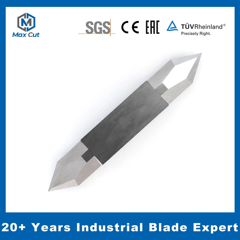 Double Sided 60 Degrees Knife Edge Z45 Tungsten Carbide Oscillating Blades for Atom Comagrav Combipro Dyss Esko Kongsberg