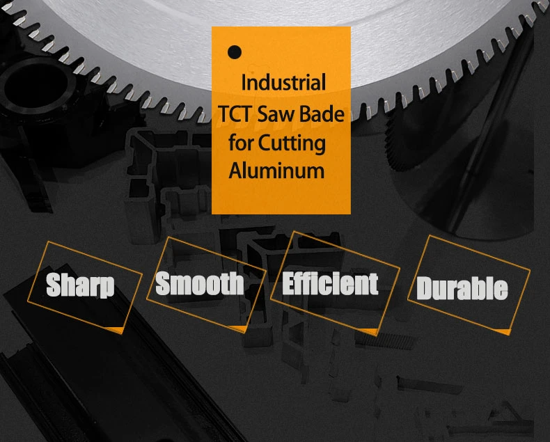 Tct (Tungsten carbide tipped) Circular Saw Blade for Aluminum Cutting