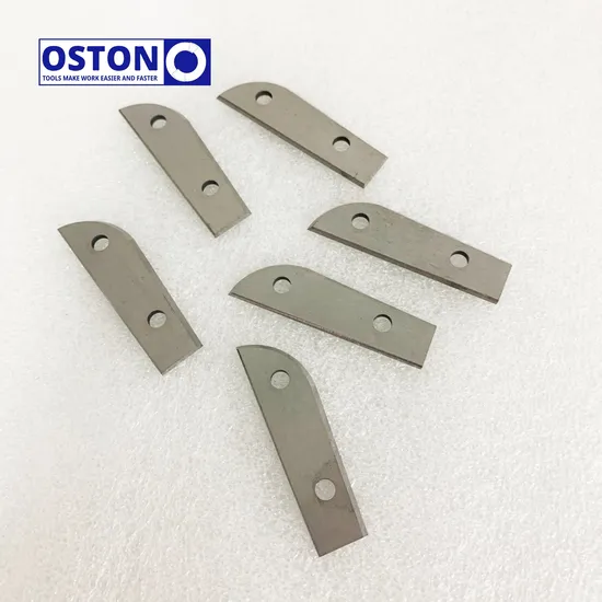 Customized Tungsten Carbide Pallat Notching Blades Produced as Customer′s Drawing